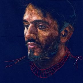 Amedeo_2018_acrilico e ricamo su stoffa_cm50x35.jpg